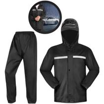 Capa De Chuva Moto Motoqueiro Impermeável Reforçada Capa De Chuva Moto Motoqueiro Impermeável Reforçada