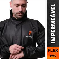 Capa De Chuva Moto Motoqueiro Pioneira PVC Combate Masculina