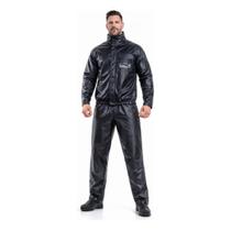 Capa de Chuva Moto PVC Impermeavel Conjunto Motoqueiro Piraval P a 2X