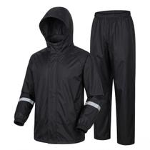 Capa De Chuva Motociclista Completa Resistente Com Capuz E Faixas Luminosas Protecao Contra Tempestades - Capa De Chuva Motociclista Completa Resistente Com Capuz E Faixas Luminosas Protecao Contra Tempestades -