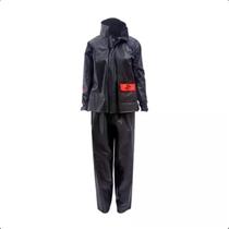 Capa de Chuva Motoqueiro Alba Europa Feminino Preto