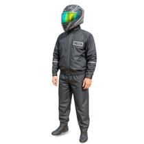 Capa de Chuva Motoqueiro Conjunto Delta Top Masculina Impermeável Preto Capa de Chuva Motoqueiro Conjunto Delta Top Masculina Impermeável Preto