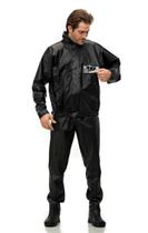 Capa de chuva Motoqueiro Impermeável sem bolso com refletivo e gola Capa de chuva Motoqueiro Impermeável sem bolso com refletivo e gola