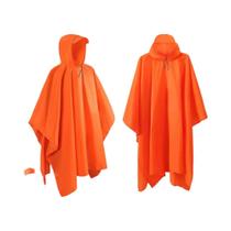 Capa De Chuva Multifuncional 3 Em 1 Impermeável E Leve Com Capuz Para Caminhadas E Viagens