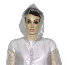 Capa De Chuva Nikokit Laminada De Pvc Transparente Tam G