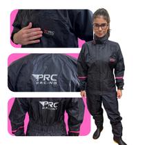 Capa de Chuva Nylon Moto Piracapas Confort Light Motoboy Masculina ou Feminina para Moto Motoboy com Jaqueta Impermeável Tamanhos P ao EGG