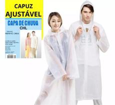 Capa De Chuva P/ Adulto Resistente Impermeável
