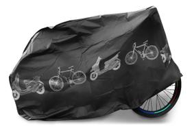Capa De Chuva Para Bicicleta, Scooter 100 Impermeável