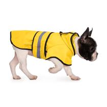Capa de Chuva para Cachorro HDE - Com Capuz - Tamanhos P ao XG (Amarelo, Médio)