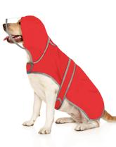 Capa de chuva para cães HDE Clear Hood, impermeável, refletiva para pequenos