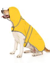 Capa de chuva para cães HDE Clear Hood Poncho impermeável para cães XL