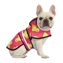 Capa de chuva para cães HDE com capuz Slicker Poncho resistente à água rosa M Capa de chuva para cães HDE com capuz Slicker Poncho resistente à água rosa M