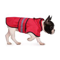 Capa de chuva para cães HDE com capuz Slicker Poncho resistente à água vermelha M Capa de chuva para cães HDE com capuz Slicker Poncho resistente à água vermelha M