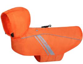 Capa de chuva para cães VIVAGLORY laranja reflexiva para cães pequenos