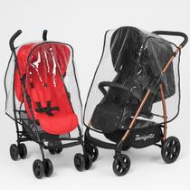 Capa De Chuva Para Carrinho Com Entrada De Ar Protege Bebê Protege da Chuva Vento Poeira Sereno