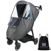 Capa de chuva para carrinho de criança Bebamour Universal Waterproof Dark Grey
