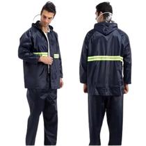 capa de chuva para motoboy cojunto casaco e calça impermeavel motoqueiro reforçada masculina com capuz