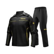 Capa de Chuva para Motociclista com Calças - Impermeável para Moto e Acampamento