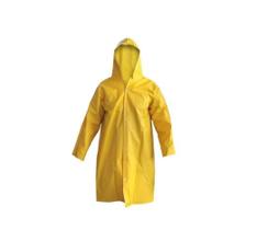 Capa de chuva para trabalho reforçada impermeável amarela Tamanho GG Capa de chuva para trabalho reforçada impermeável amarela Tamanho GG