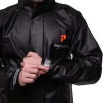 Capa de Chuva Pioneira Bravo Gola Masculino PVC Tamanhos Grandes Para Motoqueiro