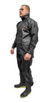 Capa de chuva pioneira impermeavel motoqueiro conjunto calça e jaqueta em pvc