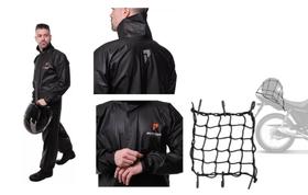 Capa De Chuva Pioneira Pvc Combate Gola Moto Chuva Tamanho M