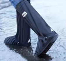 Capa de Chuva Polaina Impermeavel Bota Galocha Protetor Calçado Motoqueiro Capa de Chuva Polaina Impermeavel Bota Galocha Protetor Calçado Motoqueiro