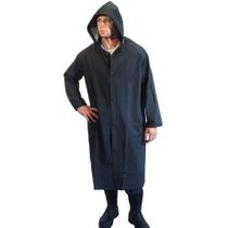 Capa de chuva PVC Forrada Preta GG