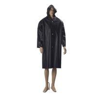 Capa de Chuva PVC Forrado com Capuz e Mangas - Preto - Marca Prot-Cap Capa de Chuva PVC Forrado com Capuz e Mangas - Preto - Marca Prot-Cap