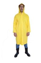 Capa De Chuva Pvc Forrado Impermeável Epi Obras Bike Amarelo