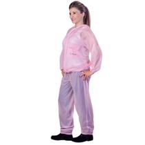 Capa De Chuva PVC Resistente Feminina Jaqueta Calça Motoqueira Ciclista