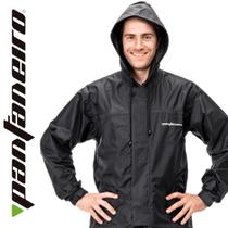 Capa de Chuva Reforçada Impermeável Pantaneiro Conjunto Nylon Com Capuz