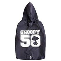 Capa De Chuva Snoopy 50 Preta Para Cães Tamanho GG - ZOOZ PETS