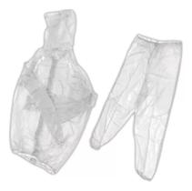 Capa de chuva transparente com calça g Capa de chuva transparente com calça g