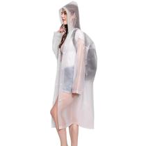 Capa de Chuva Transparente em PVC para Mulher - Tamanho M Capa de Chuva Transparente em PVC para Mulher - Tamanho M