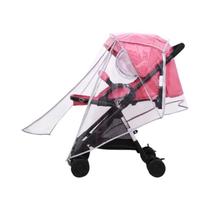 Capa De Chuva Transparente Impermeável Para Carrinho De Bebê, Protetor Contra Vento E Poeira Com Capa De Chuva Transparente Impermeável Para Carrinho De Bebê, Protetor Contra Vento E Poeira Com