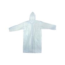 Capa de chuva transparente pvc laminado incolor 0,13 - marca prot-cap - Capa de chuva transparente pvc laminado incolor 0,13 - marca prot-cap -