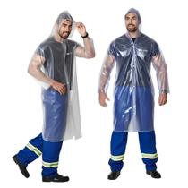 Capa De Chuva Transparente Resistente De Pvc Com Capuz Capa De Chuva Transparente Resistente De Pvc Com Capuz