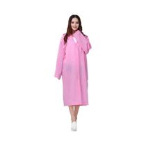 Capa De Chuva Unissex Impermeável De EVA Para Motocicleta Com Capuz Transparente De Qualidade