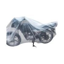 Capa De Chuva Universal Para Motocicleta, Bicicleta E Veículo Elétrico, Filme Plástico Transparente