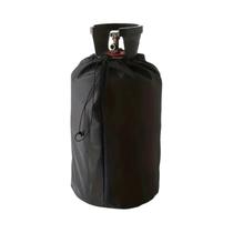 Capa De Cilindro De Gás PET Preta Impermeável Resistente a UV À Prova De Vento E Poeira Para