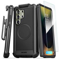 Capa de cinto envolta em Falcon compatível com Samsung Galaxy S25 Ultra