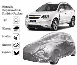 Capa de cobrir carro Captiva forrada e impermeável proteção sol e chuva - Loja Bezzter