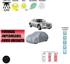 Capa de Cobrir Carro Chrysler GG FORRADA- Impermeável e Proteção Completa contra Sol, Chuva e Poeira