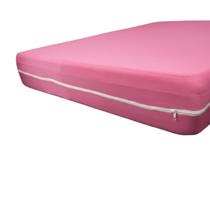 Capa de Colchão Casal com Zíper Resistente 100% Algodão