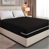 Capa de Colchão Casal em Malha com Ziper Arte Cazza