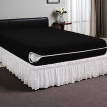 Capa de Colchão Casal Queen Malha Gel Com Zíper Várias Cores