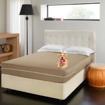 Capa de Colchão Casal Queen Malha Gel Com Zíper Várias Cores