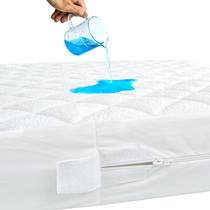 Capa de colchão de berço Biloban impermeável 71x132 cm com zíper