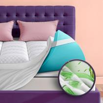 Capa de colchão de espuma viscoelástica Biteany Dual Layer King Size